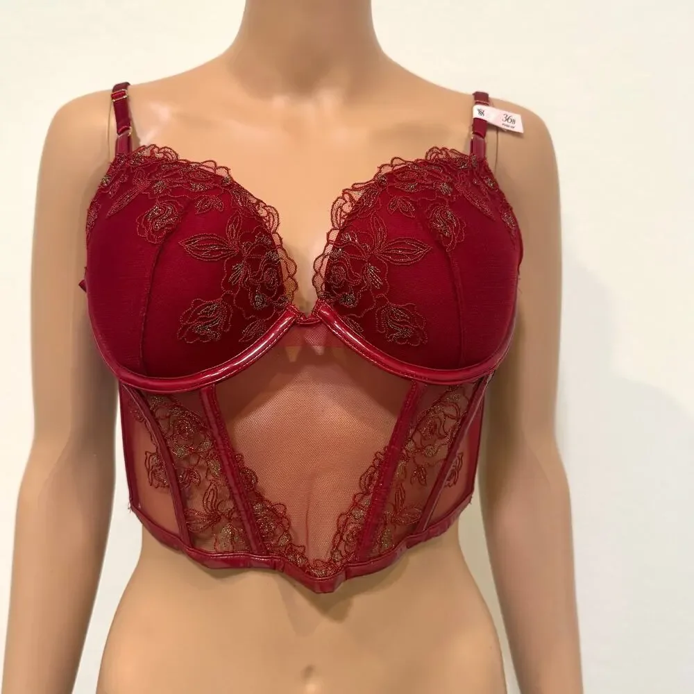Victoria's Secret 36B Very Sexy Midnight Affair push-up corset BC 3181
